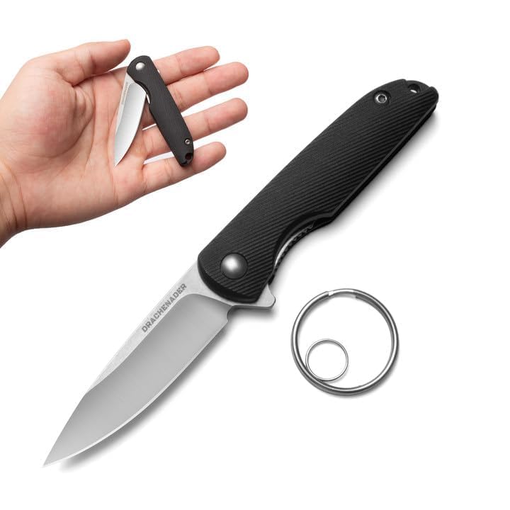 DRACHENADER 4.96" Mini Folding Knife with Gift Box