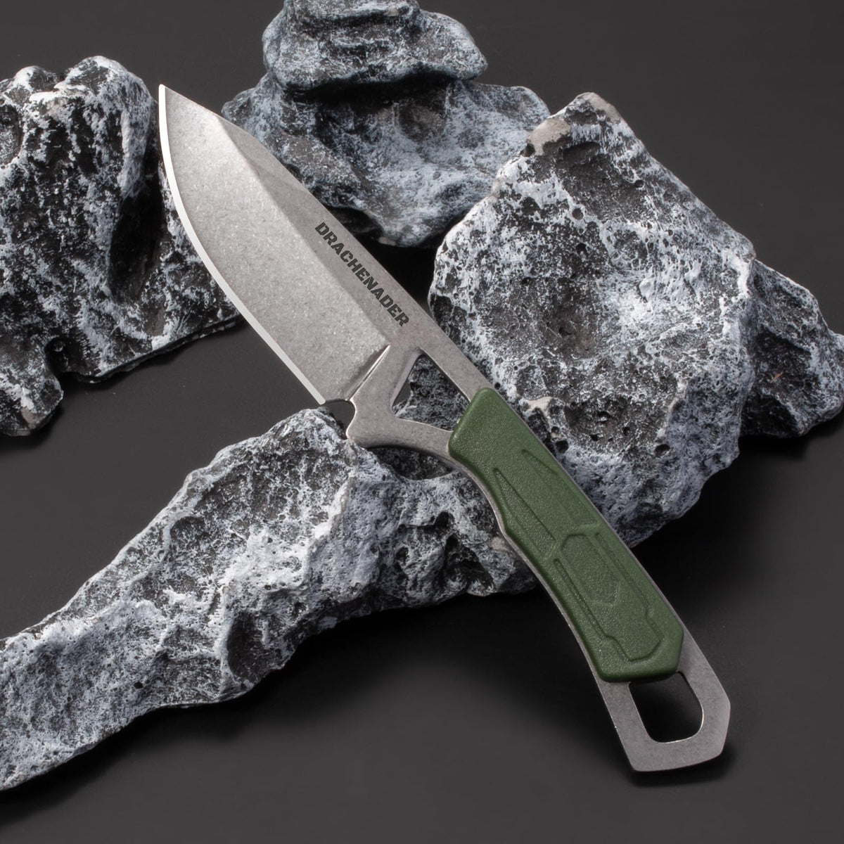 DRACHENADER XR-03 Mini Full Tang Neck Knife with ABS Sheath