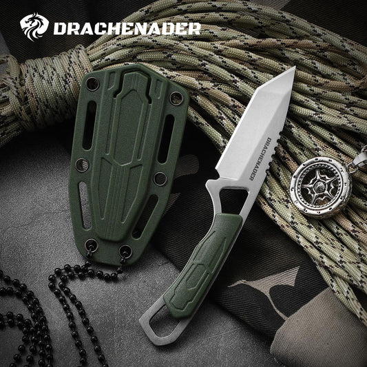 DRACHENADER XR-03 Tanto Neck Knife for EDC