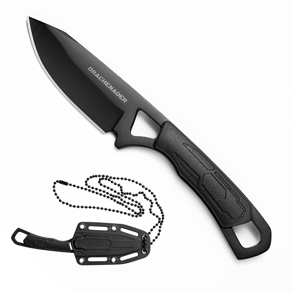 DRACHENADER XR-03 Mini Full Tang Neck Knife with ABS Sheath
