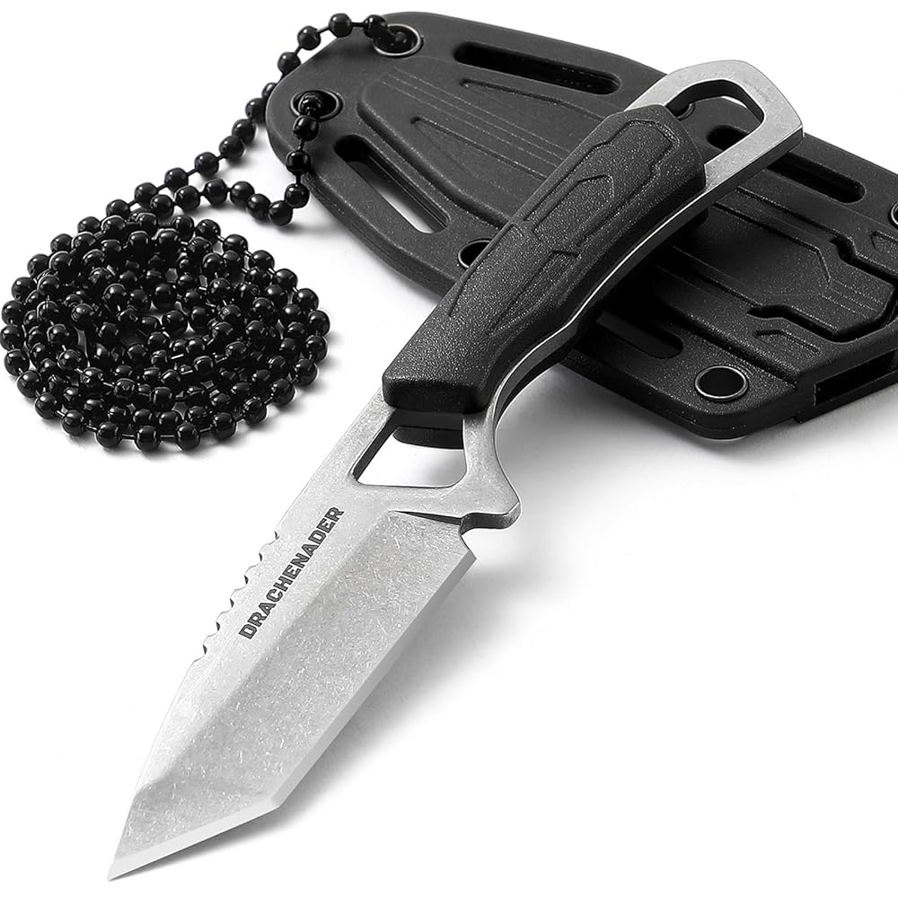 DRACHENADER XR-03 Tanto Neck Knife for EDC