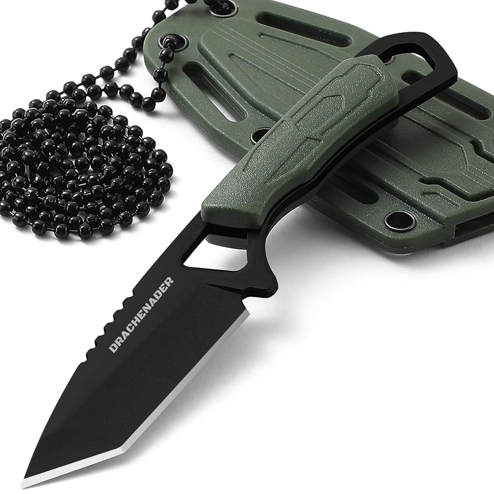 DRACHENADER XR-03 Tanto Neck Knife for EDC